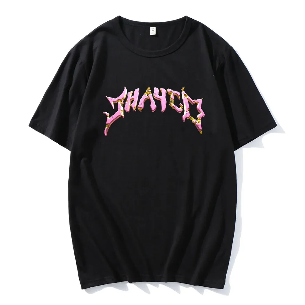 Jhayco VIDA ROCKSTAR تي شيرت الجولة الرقبة عادية الرجال والنساء تي شيرت تيشيرت صيفي kamas De Hombre