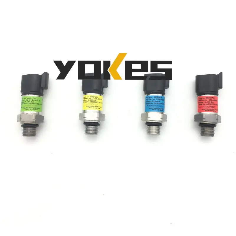 31Q4-40830 31Q4-40820 31Q4-40810 31Q4-40800 50/100/200/500 Pressure Sensor R210-7 R225-9 for Hyundai Parts Excavator Accessories