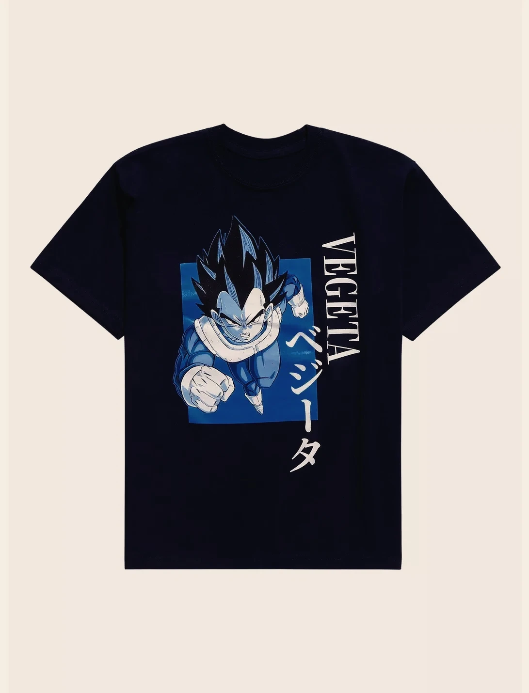 

2026 Summer Dragon Ball Z Retro Cotton T-Shirt Men's Oversized Unisex Adult Tee Vegeta Saiyan Armor Graphic Print Streetwear