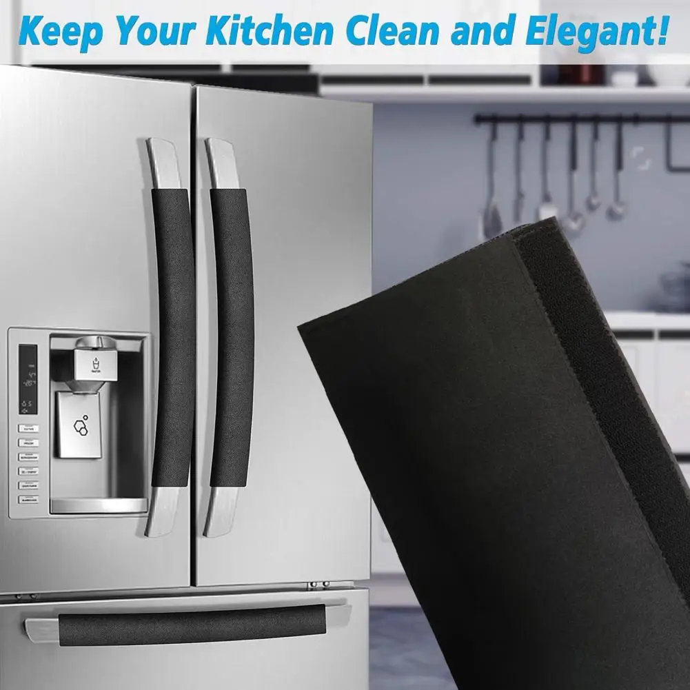 

Neoprene Refrigerator Handle Sleeve Fridge Handle Protective Cover Non-slip Refrigerator Handle Cover Set for Kitchen Appliances