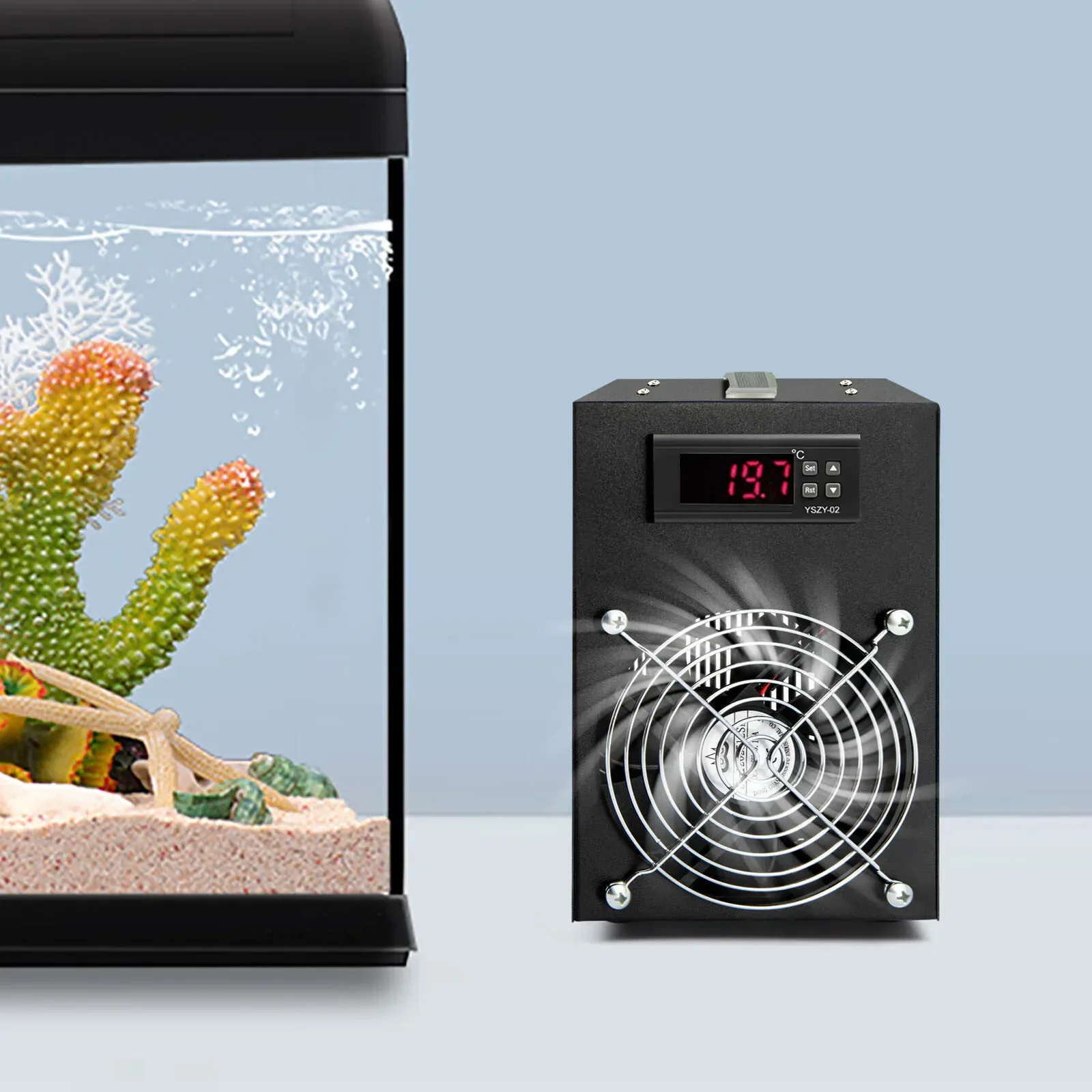 

60L Aquarium Water Chiller Fish Shrimp Tank Cooler Water Cooling Machine
