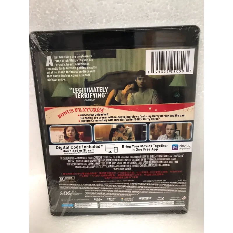 Blu-ray Disc 4K Obsession Boxed Brand New Unopened