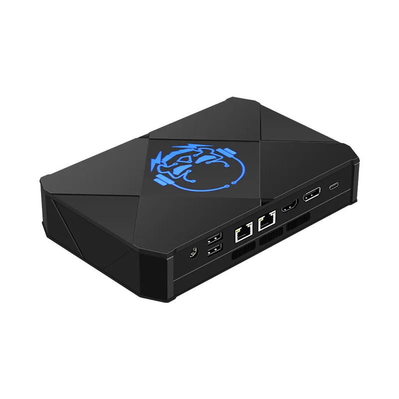 Mini PC da gioco Helorpc con AMD Ryzen7 7840HS 2xDDR5 RAM 2xM.2 NVME WiFi6 Supporto Windows10 Ready Computer compatto per ufficio