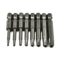 8pcs 50mm Length Torx Screwdriver Bit Set 1/4\