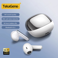 Tekagene HiFi Bluetooth 5.3 TWS Wireless Earphones 36h Long Battery Life Waterproof Touch Control Earbuds With Mic ENC HD Call