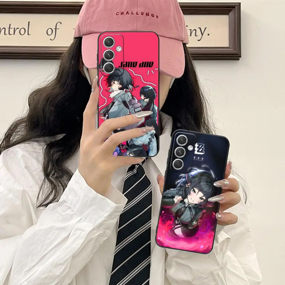 

Чехол для телефона Zenless Zone Zero Jane Doe для Samsung Galaxy S25 S24 S23 S22 S21 S20 Note20 Plus FE Ultra Colorful Cover для смартфона