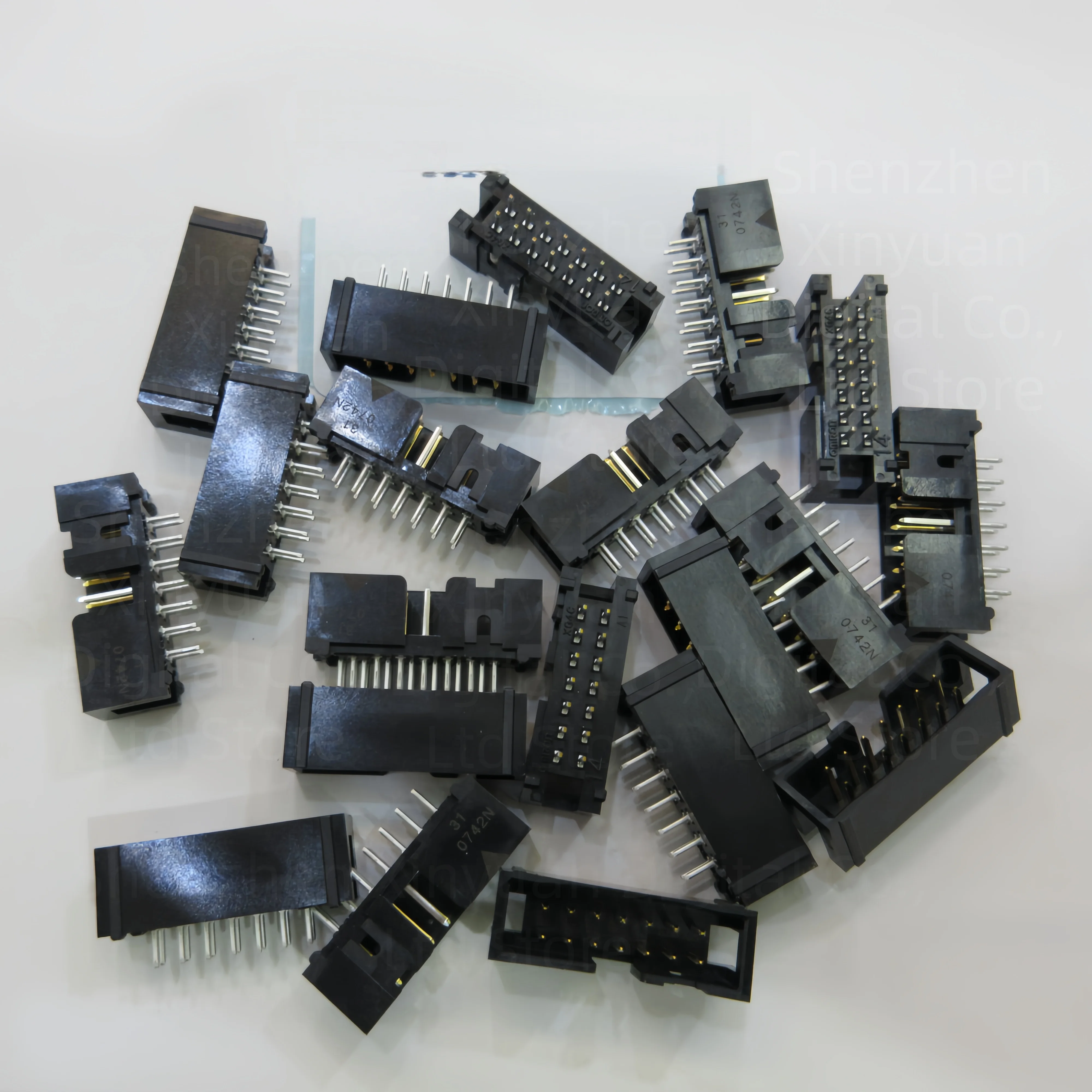 10pcs-XG4C-1431 14P 2.54MM pitch horn connector socket