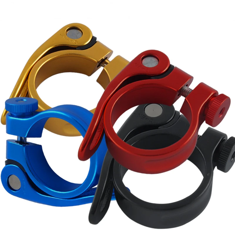 

2pcs MTB Bike Outdoor Bicycle Seatpost Clamp 34.9mm Tube Clamp Seat post Tube Clip Bike Seat Clamp Alloy Parts