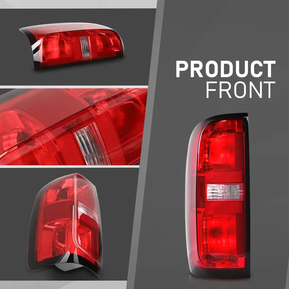 زوج تجميع الضوء الخلفي لسيارة تشيفي كولورادو 2015-2022 طاقم 4 أبواب/كابينة ممتدة فقط 84169777 Gm2800270 84630993 84169778 #4