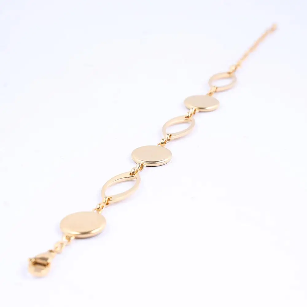 Bracelet cabochon en acier inoxydable, 5 pièces, paramètres de base 12mm, lunette camée, plateaux vierges pour bracelets, fabrication de bijoux à