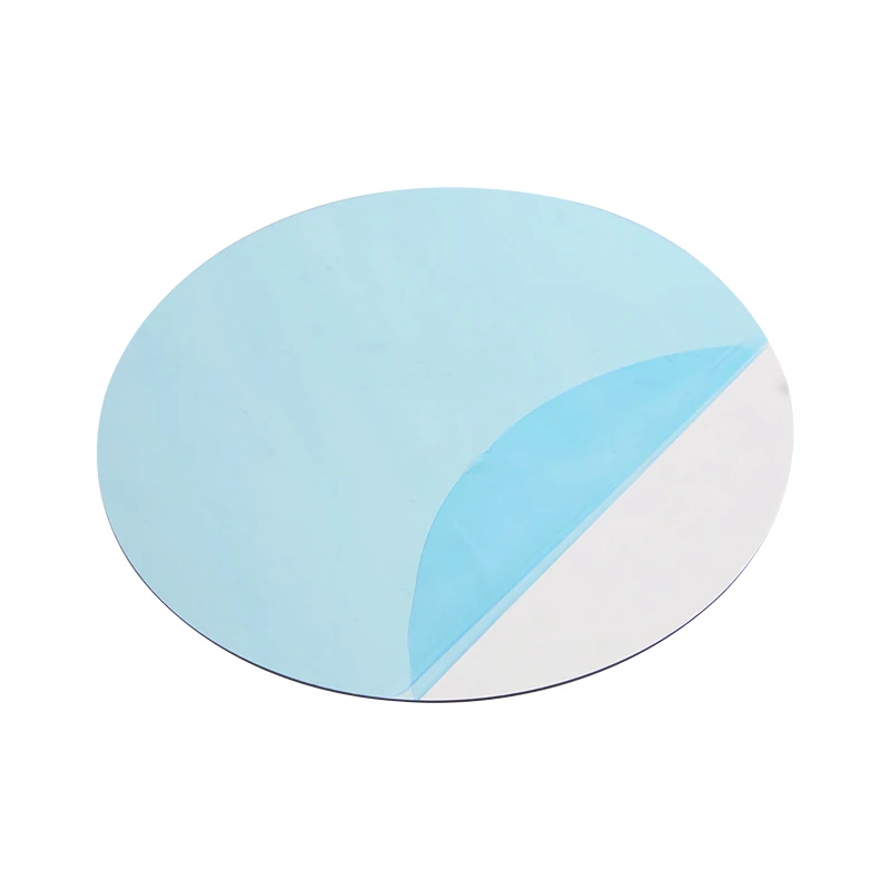 20cm Round Mirror Glass Tray  Acrylic Mirror Glass Photographic Background Tray Wedding Table Centerpiece Candle Plate Decor