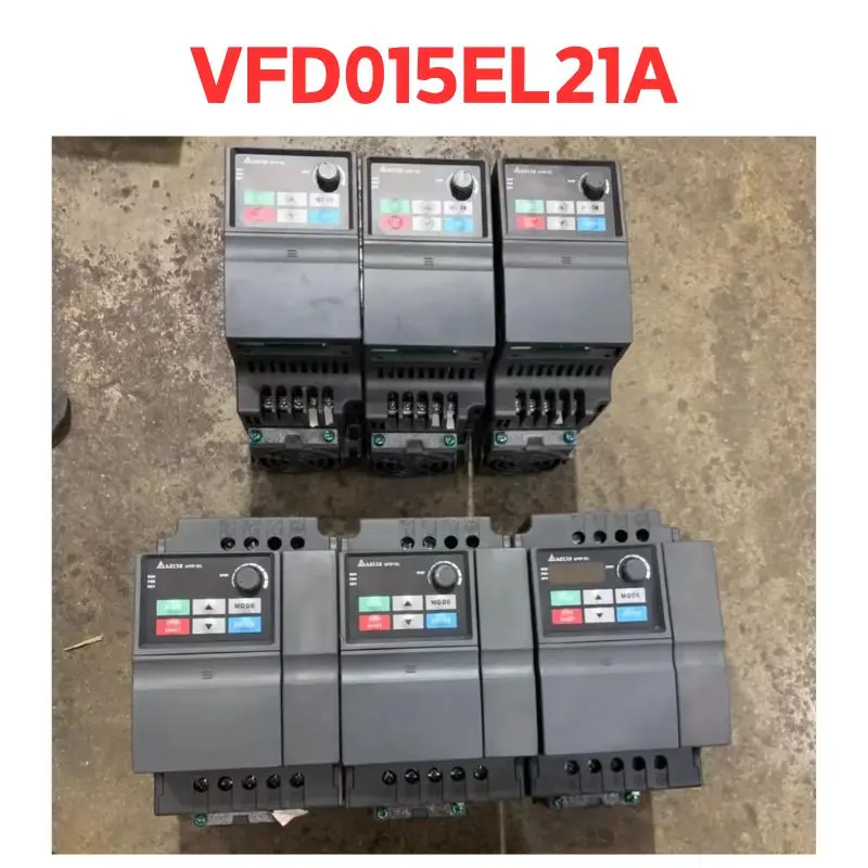 second-hand      inverter      VFD015EL21A, function well   Tested well and shipped quickly