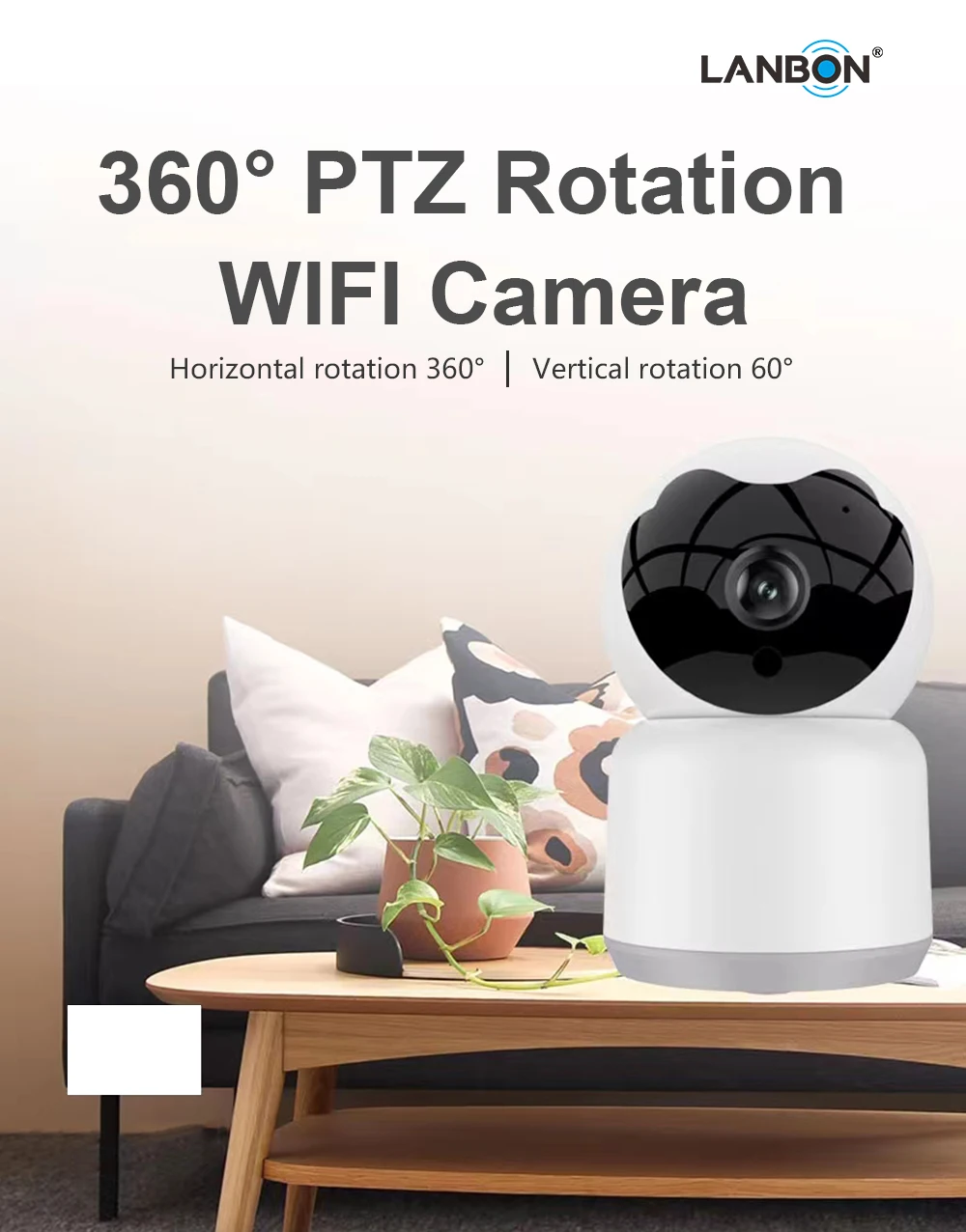 Lanbon Wifi Mesh مراقبة فيديو منزلية ذكية جديدة لاسلكية عالية الدقة في الهواء الطلق باستخدام كاميرا IP الذكية