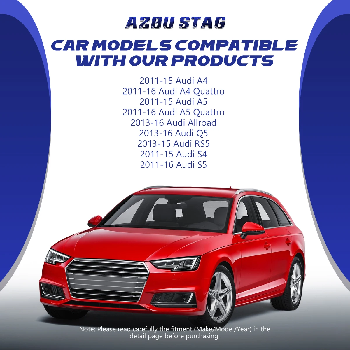 AzbuStag 2個 フロントロアリアワード 左右 コントロールアーム サスペンションキット アウディ A4 A5 Q5 RS5 2011 2012 2013 2014 2015 2016用