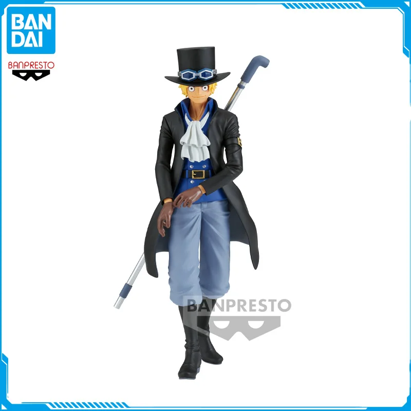 

In Stock Bandai BANPRESTO ONE PIECE THE Sailing Sabo Original New Anime Figure Model Toys for Boys Action Figure Collection Doll