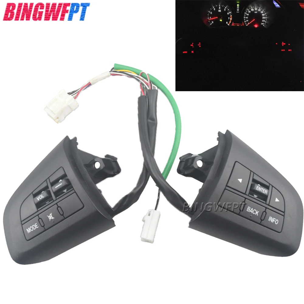 

BINGWFPT For Mazda 3 BL 2010 CX-5 CX5 CX-7 CX7 Car Steering Wheel Button Phone Audio Volume Control Switches
