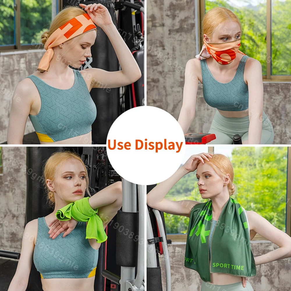 Quick-Dry Towel New Microfiber Towel Running Yoga Gym Fitness Basketball Outdoor Camping Hiking Beach Towels Cooling Towel