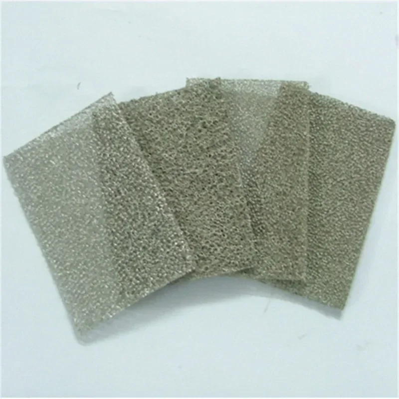 

4mm thick through hole 60% environmental protection new material foam aluminum sound absorption sound insulation filter closed h