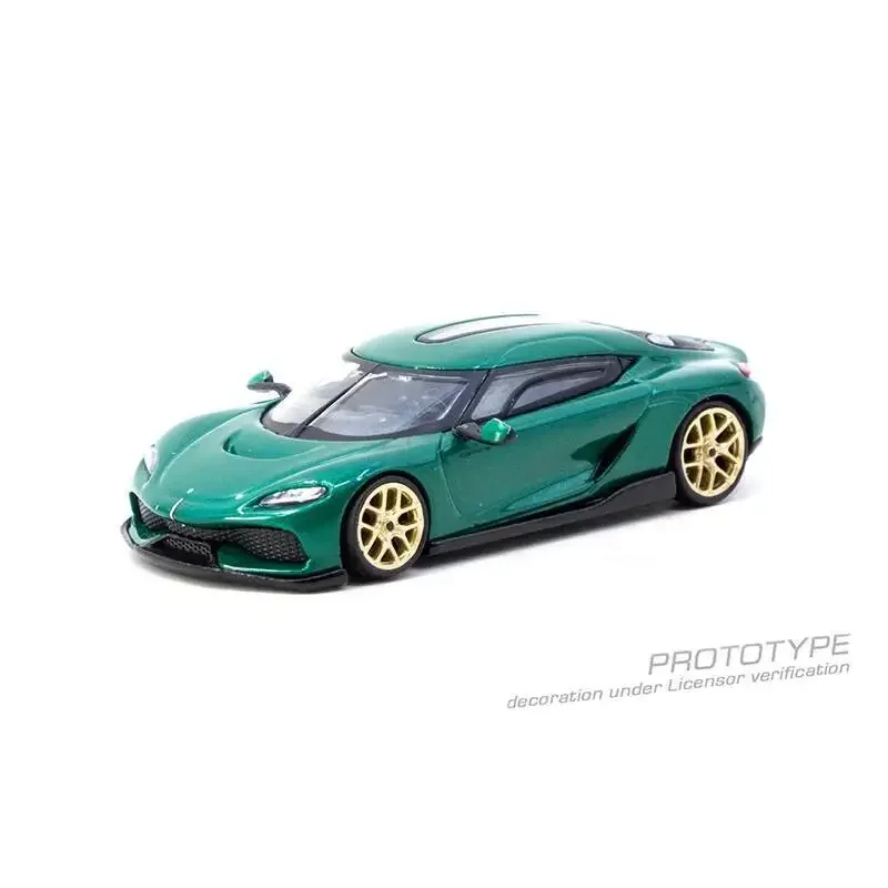 Prevendita Tarmac Works 1:64 Koenigsegg Gemera Green Diecast Collezione di modelli di auto Giocattoli TW