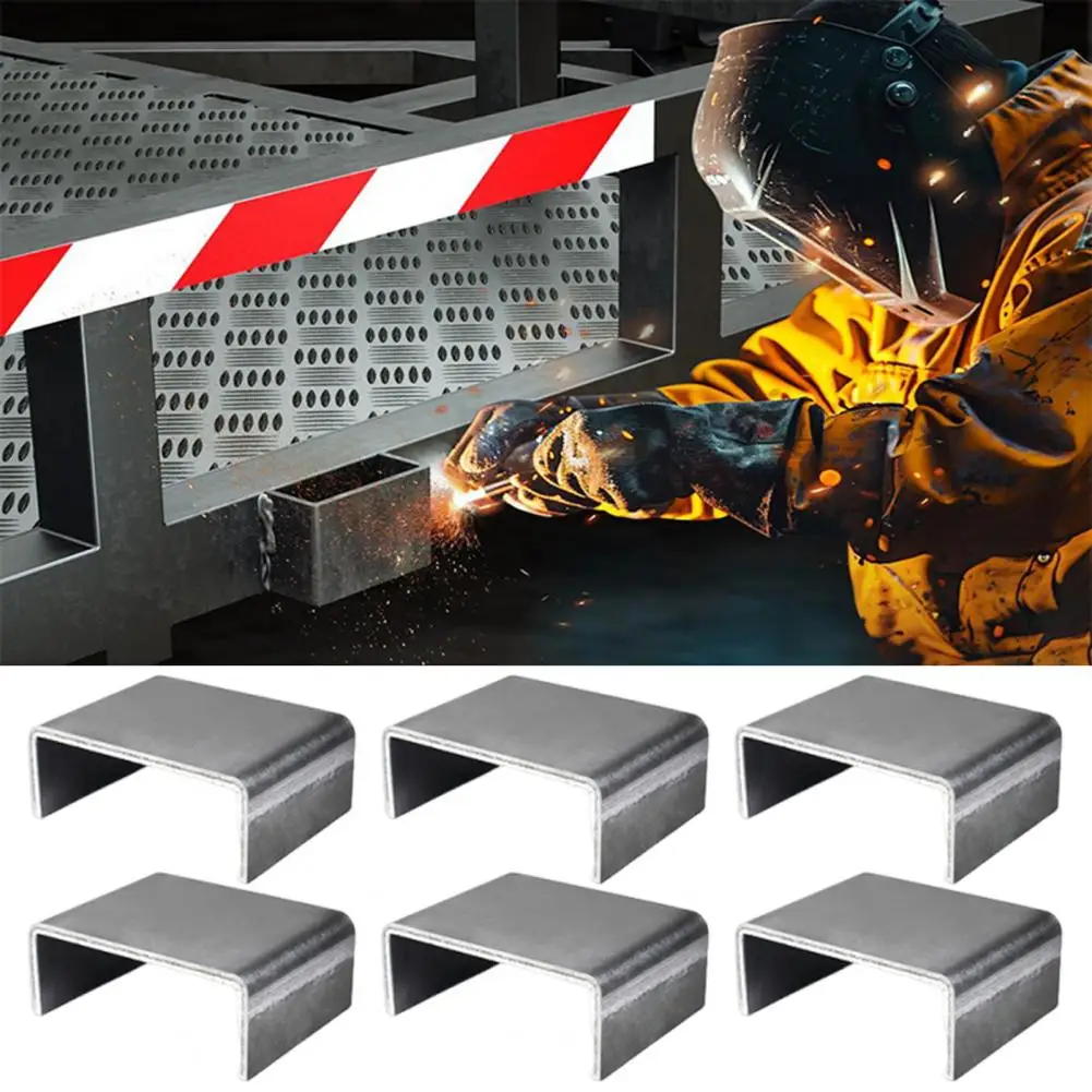 Heavy Duty Column Socket Stake Pocket for Trailer 6pcs Heavy Duty Steel Weld-on Stake Pockets Trailer Cargo Mounting for Utility