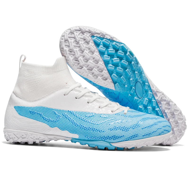 

Adult Trainer Rubber Sole Men Women Kids Soccer Cleats Cross-Border New Model Breakthrough Nails Design high-quality Seamless