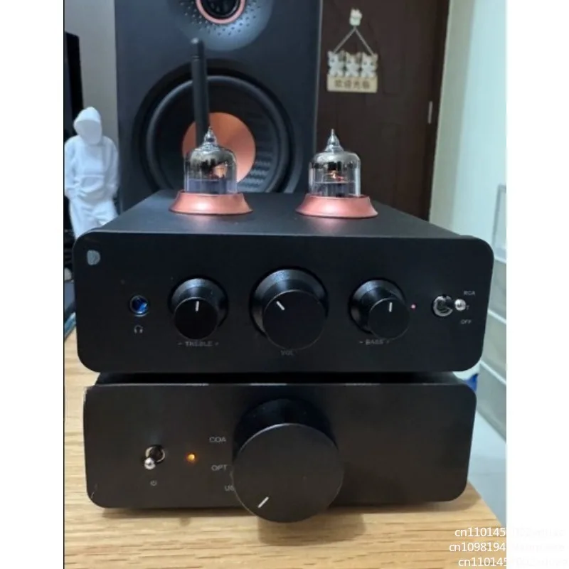 P3 Mini Tube Preamp with Bluetooth 5.1, for aptX HD, Hi-Fi Headphone Amplifier & Hi-Fi Preamplifier