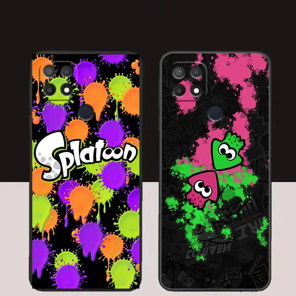 HOT Game S-Splatoon Phone Funda Case For OPPO A98 A95 A96 A94 A93 A92S A91 A78 A74 A58 A57 A55 A53 A33 A17 TPU Case Shell Capa