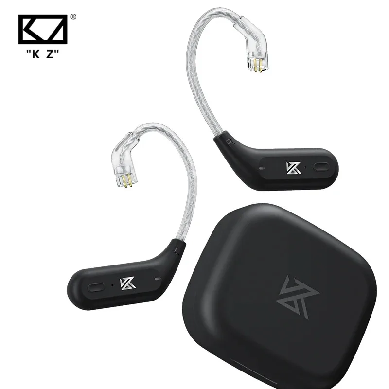 

KZ AZ09 HD Bluetooth 5.2 Ear Hook HIFI Wireless Earphone Upgrade Cable with Charging Case, Latest Version Bluetooth 5.4