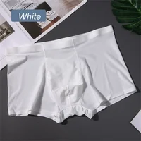 3PCS High Quality Men's Ice Silk Underwear Summer Thin Breathable Seamless Panties Sexy Male Underpants Plus Size 5