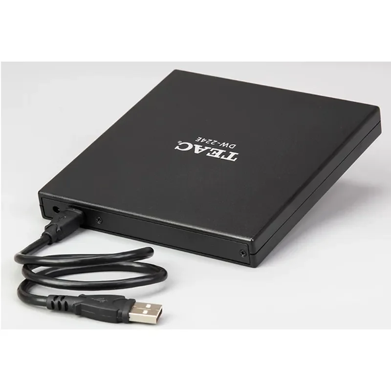 for TEAC DW-224E 4X Professional HIFI CD Burning Drive External USB Optical Disc Recorder Writer Reader for PC Laptop Desktop