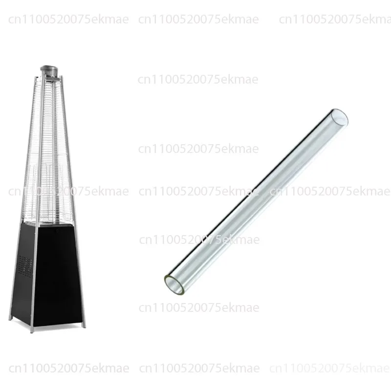 Gas Heater Accessories - Heater Glass Tube, Individual Foam Packaging With Silicone Washer