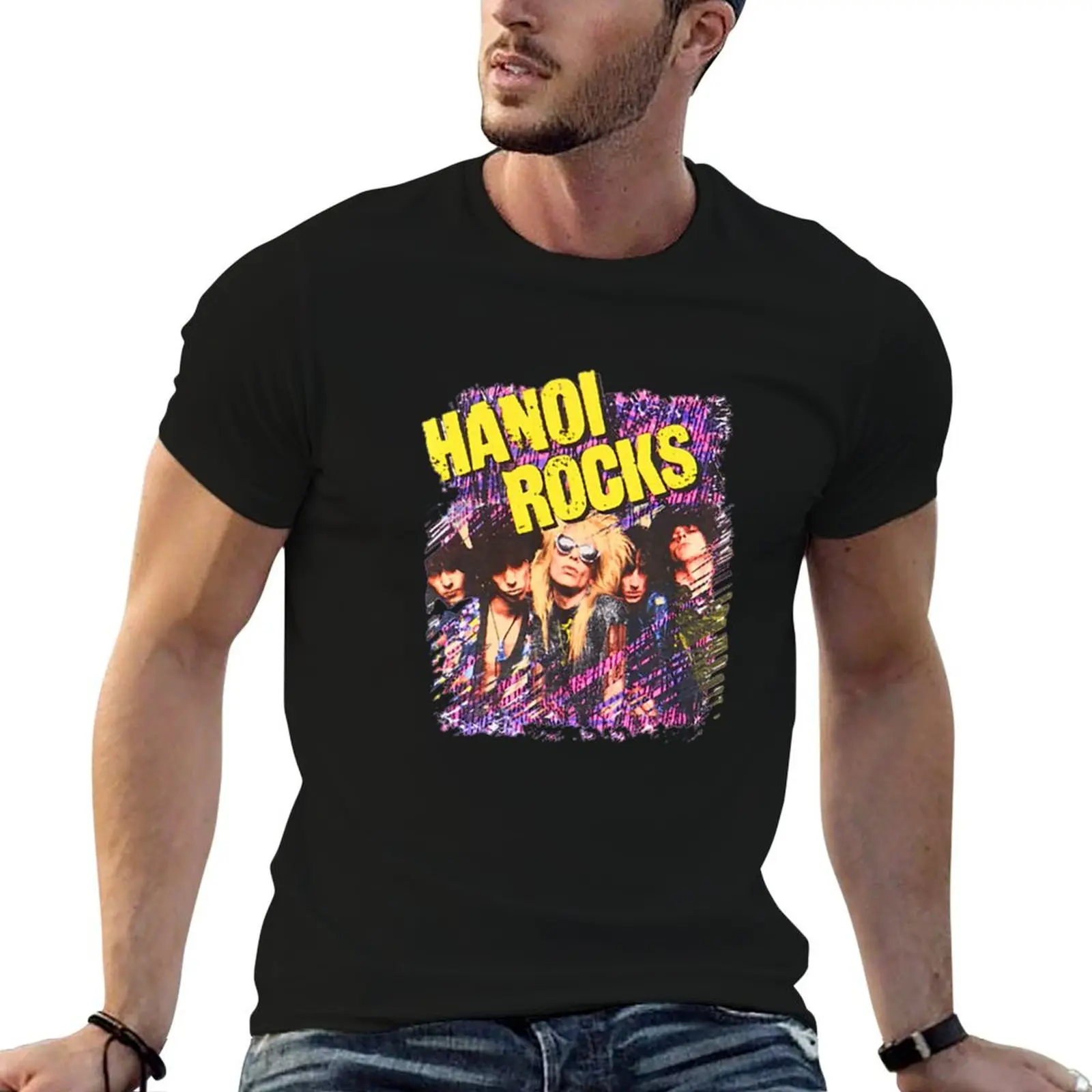 

hanoi rocks T-Shirt anime tshirt man t shirts graphic T-Shirt