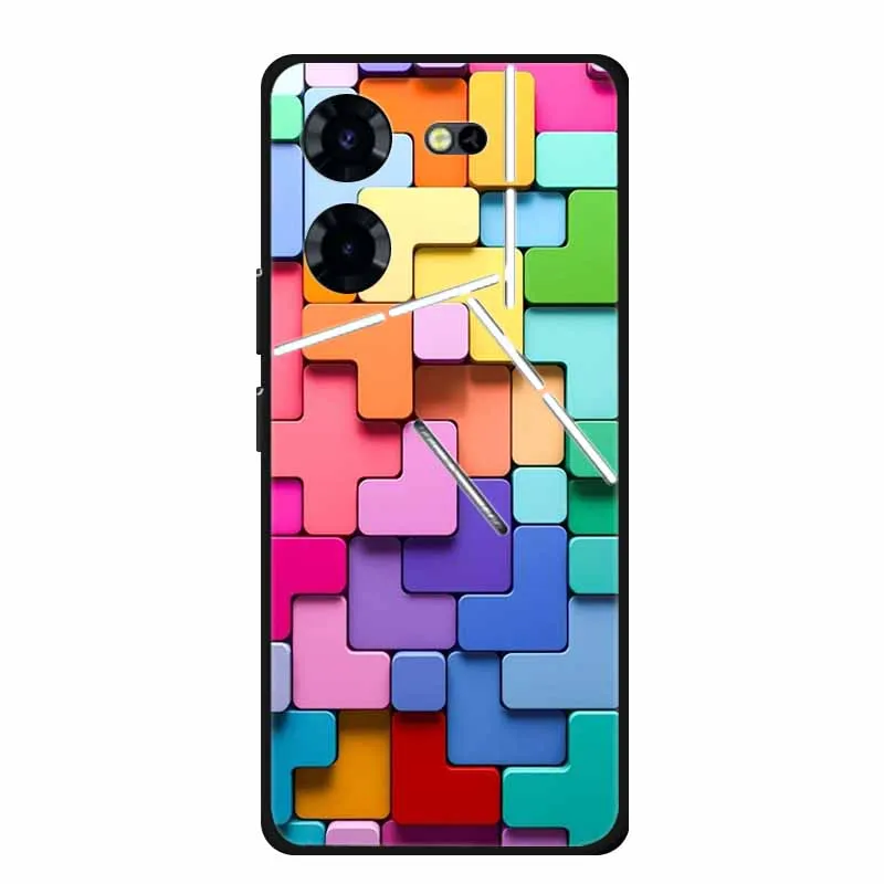 For Tecno Pova 4 5 Case Luxury Soft Silicone TPU Phone Back Cover Case for Tecno Pova 5 4 pro Coque Shockproof Protective Funda