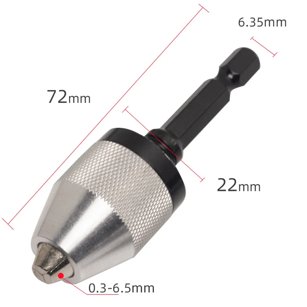 Electric Grinding Chuck With Adjustable Hexagonal Handle Drill Flat Tail Chunk  Electric Drill Bits Chuck Power Tool Accessories