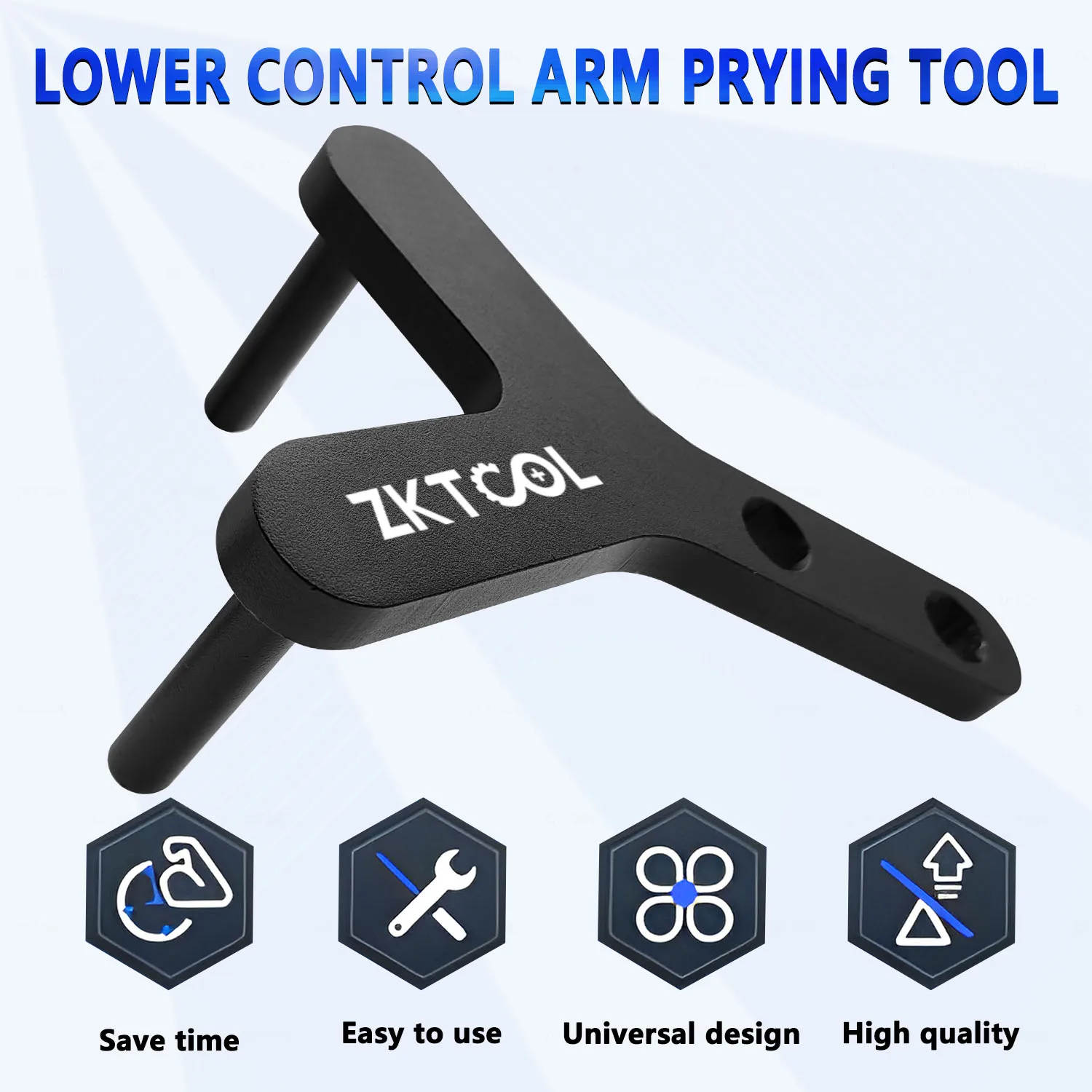 New Lower Control Arm Pry Tool, Control Arm Tool Bushing Removal Tool, Designed for 1/2 Inch Drive Extended Breaker Bar