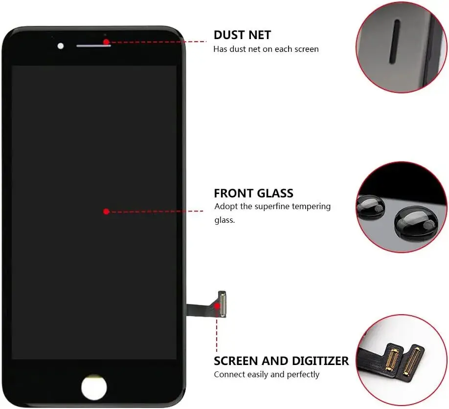 A+++ Quality Display For iPhone 6s A1522 A1524 A1593 LCD Display With 3D Touch Screen Digitizer For iPhone 6s LCD Replacement