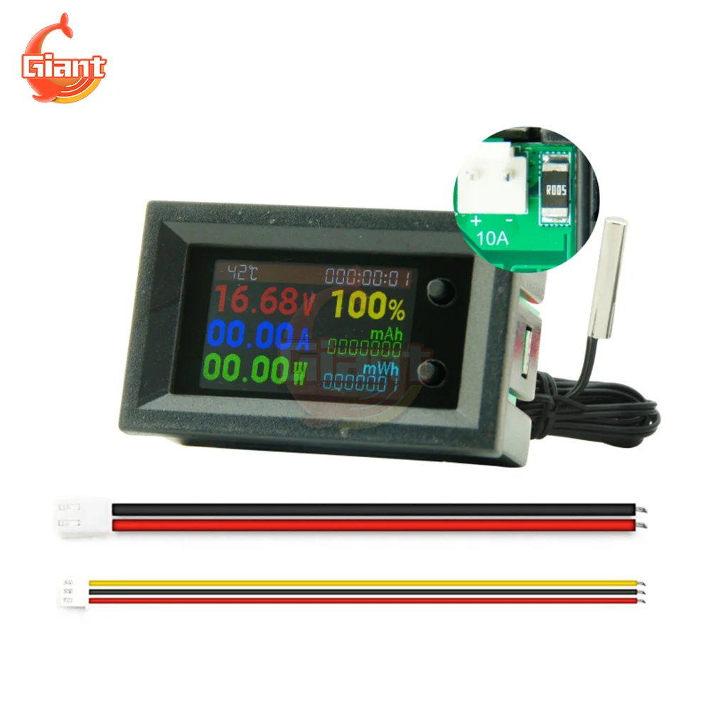 Imagem -03 - Multifunções Voltímetro Digital Energia Frequency Meter Wattmeter Tester Wattmeter Wattmeter Dc430v 10a 50a 100a