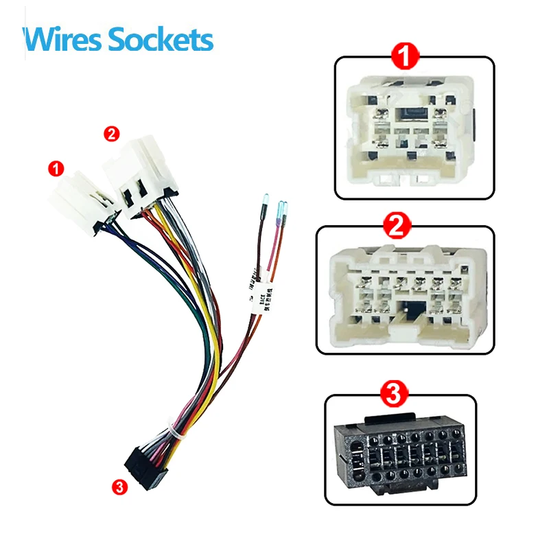 Car 16Pin Wiring Harness Adapter For Nissan X-Trail T30(03-07/Maxima(00-04)/Murano(04-09) NAVARA 3 D40 2006 2012 Radio Cable