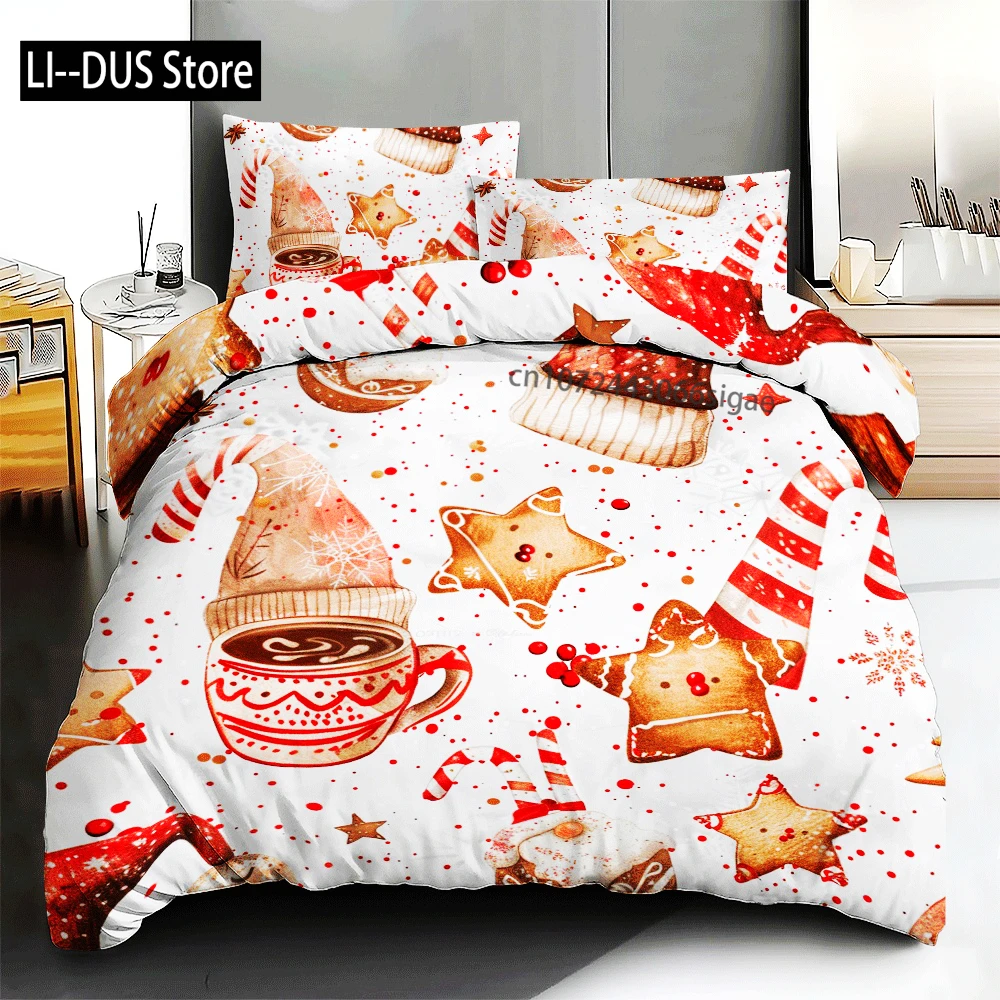Cartoon Koala Duvet Cover Microfiber Cute Animal Bedding Set Leaves Flowers Comforter Cover For Boys Girls Children Room Decor