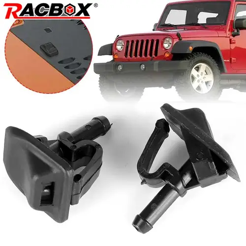 55156728 Boquilla de chorro limpiaparabrisas AB para Jeep Wrangler TJ JK 2002 2003 2004 2005 2006 2007 2008 2009 2010 2011 2012