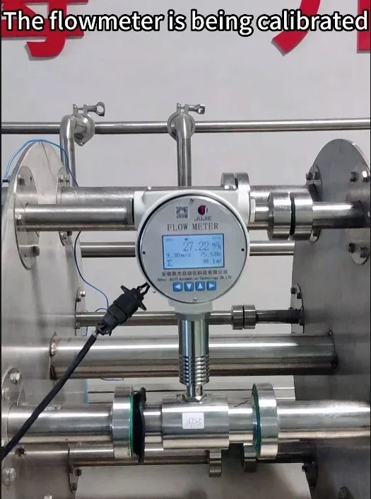 4-20mA Pulse Modbus Output Analog Flowmeter Air Alkohol Minyak Bahan Bakar Susu Flowmeter Digital Flow Meter