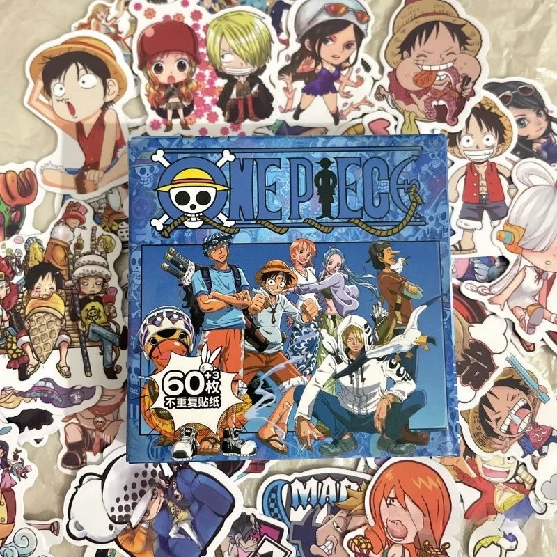 

One Piece Animation Creative Luffy Zoro Chopper Robin Nami Stickers Cute Cartoon Luggage Luggage Decorative Stickers Wholesale
