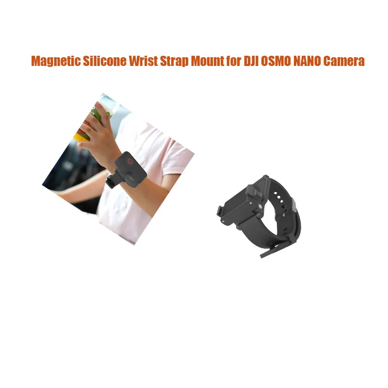 Magnetic Silicone Wrist Strap Mount for DJI OSMO NANO Camera