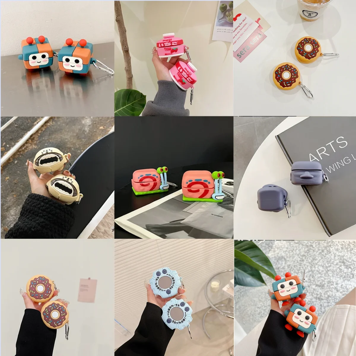 3D Cute Cartoon Biscuit Drinks Silicone Earphone Cover for Samsung Galaxy Buds Pro Headphone Case for Galaxy Buds Live Buds 2pro