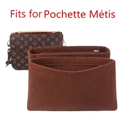 Per Pochette Metis Flap Bag Insert Organizer borsa interna Portabl Crossbody Designer Handbag borse per cosmetici