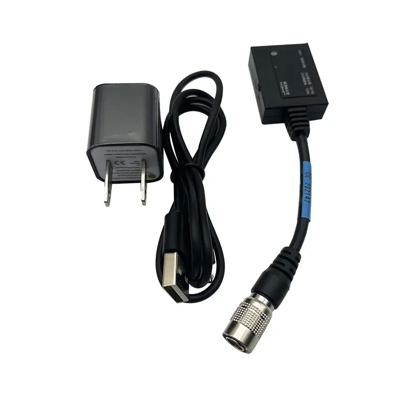 6 Pin Bluetooth Adapter For Top-con Hirose Sok-kia South Total Stations With Charger And Cable To USB Data Cable FC-24L