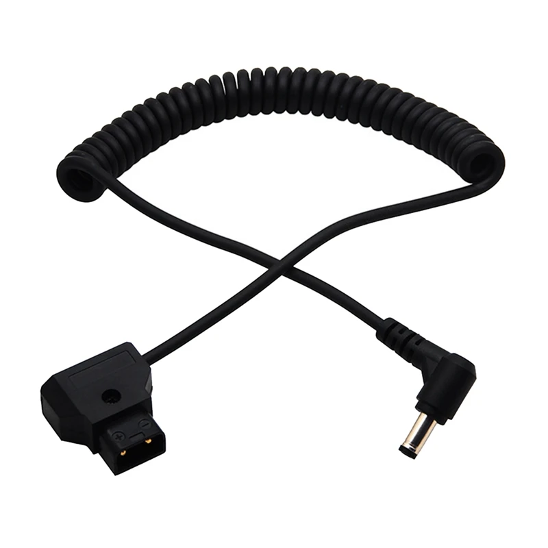 D-Tap B Type Male Plug To DC Supply Cable Elbow With Lock Camera Equipment Power Supply Industrial Connector