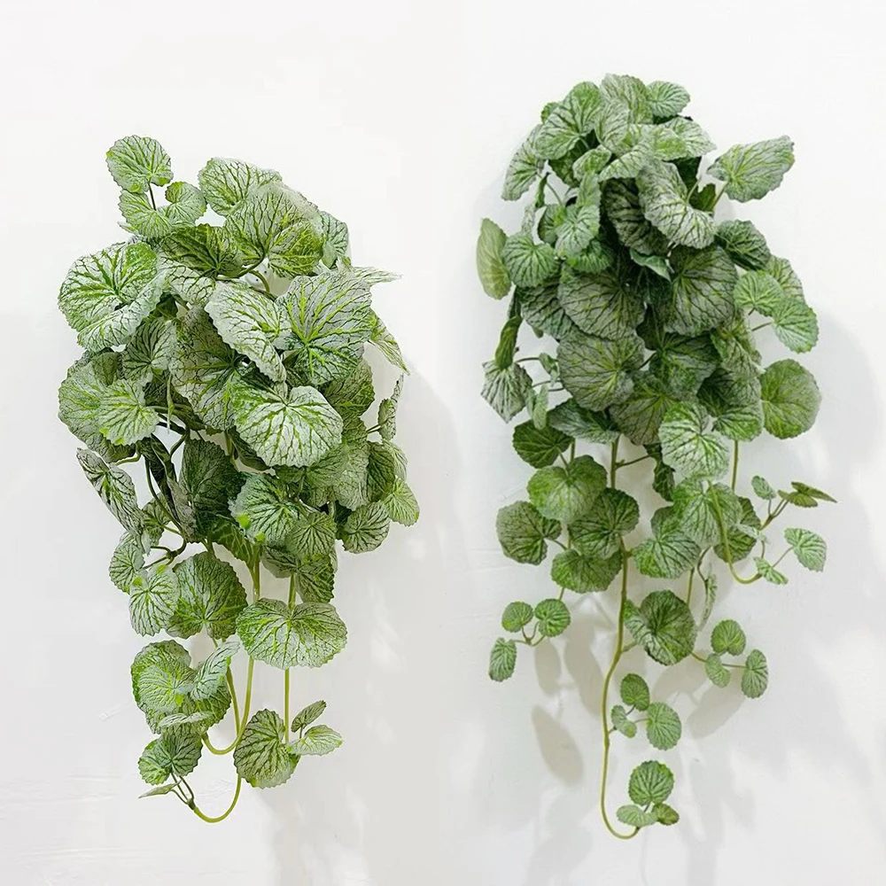 1 unidad de plantas de vid simuladas, hojas de pomelo, plantas verdes para sala de estar, decoraciones para escaparate
