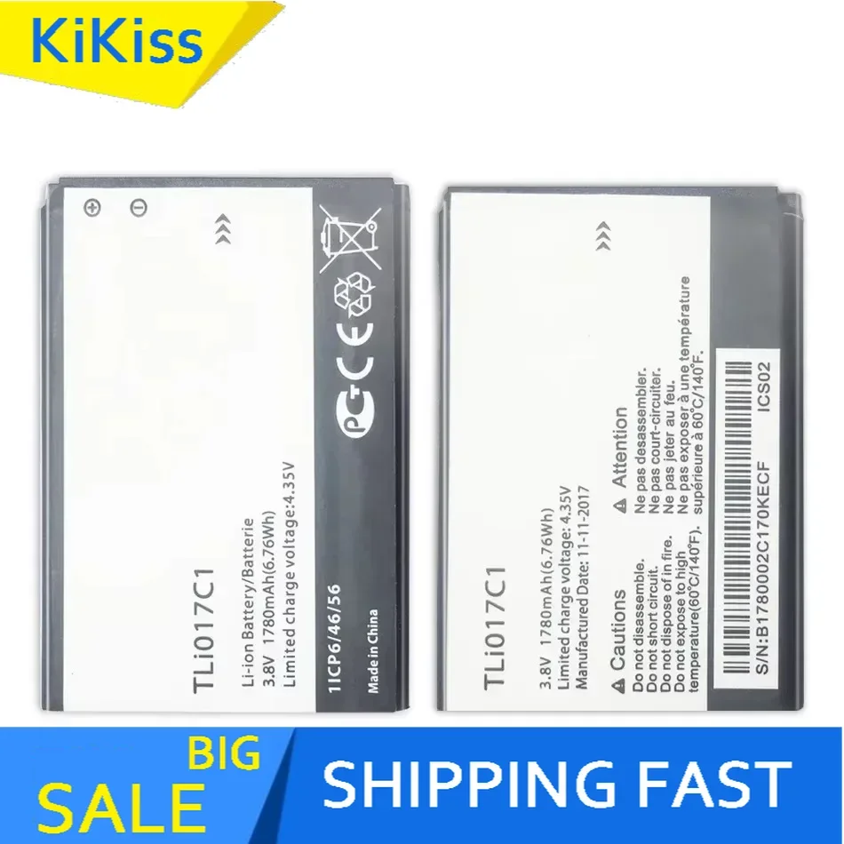 Battery for Alcatel OneTouch PIXI 3, 4.5 