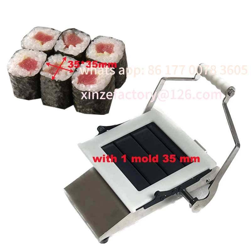 Настраиваемая сверхъярусная квадратная машина для приготовления суши-роллов: необходимая для ресторанов суши — профессиональная машина для калифорнийских рулетов
